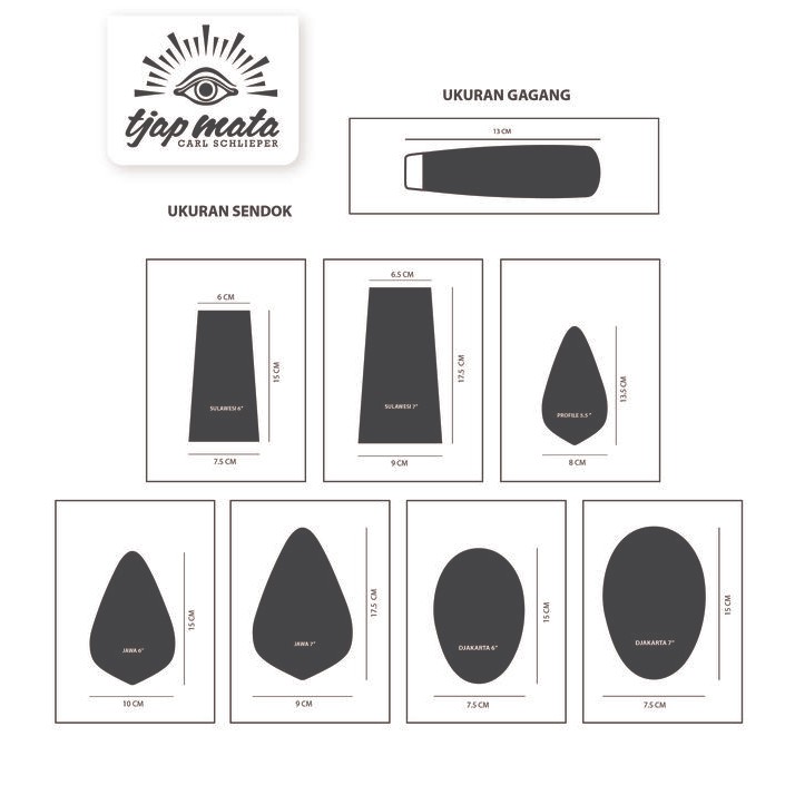 TJAP MATA CAP MATA Sendok Cetok Semen Sulawesi 7 Stainless Steel