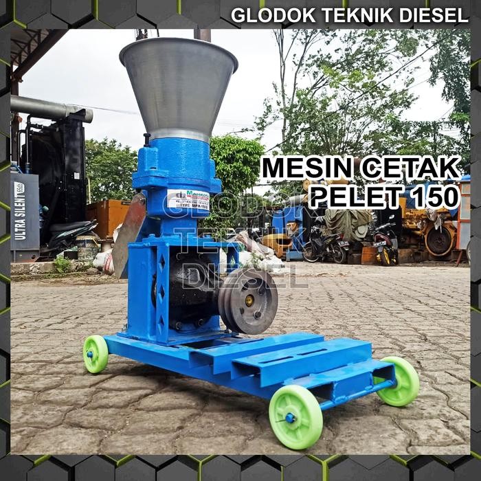 MESIN PEMBUAT / PENCETAK PELET PAKAN IKAN MPM 150 TERBAIK