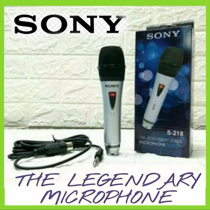 Mic Kabel Sony S 218 / Mic Sony Kualitas Bagus / Harga Grosir.