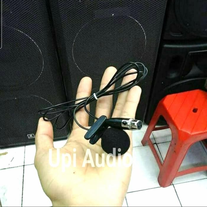 microphone clip on 3pin mic Clip on lubang 3 untuk trasmiter wireless