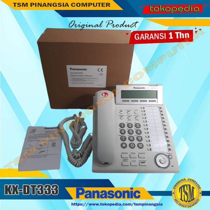 Menarik Panasonic Kx-Dt 333 Pesawat Telepon Digital - Key Telepon