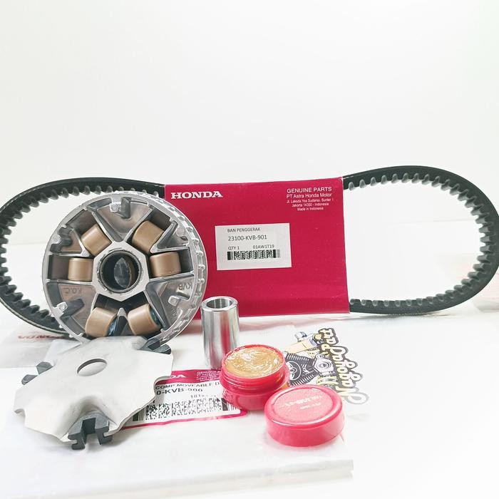 Vanbelt Vario 110 Carbu + Rumah Roller Komplit Kvb Vario 110 Techno - Vario Cw 110 Old Karbu Motor
