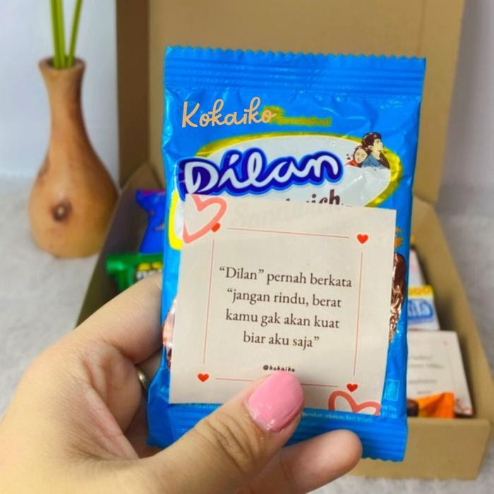 

Paket snack kata-kata romantis - snack gift