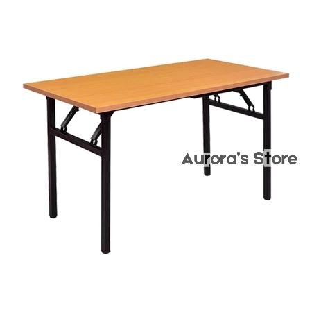 [NEW] Meja Kerja Model Lipat Portable Bahan Kayu Tebal 12 MM Rangka Besi Hollow