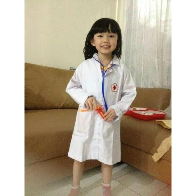 xie baju dokter/mainan dokter-dokteran/stetoskop mainan/alat dokter