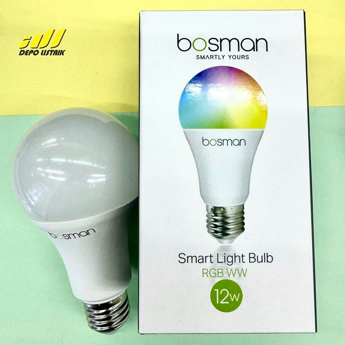 Best Seller Bosman Smart Light Bulb Rgbww 12W / Lampu Bohlam Smart 12W