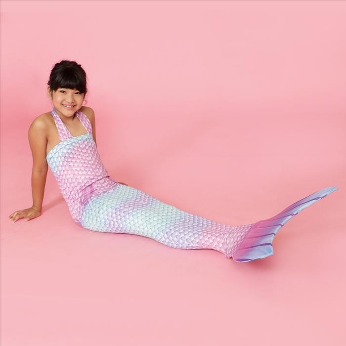 xie Kostum Mermaid Baju Renang Putri Duyung Karakter Spesial Pelangi