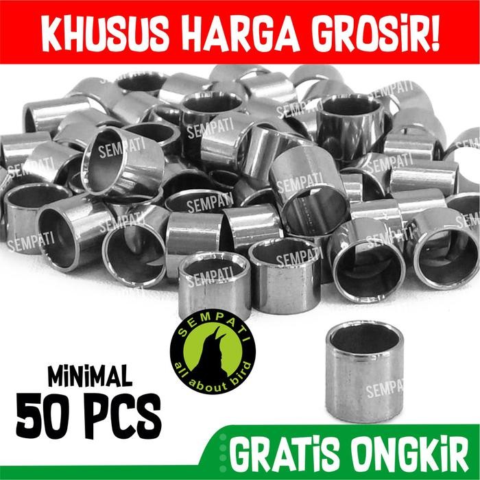 GROSIR Ring Merpati Laser Stainless Steel Ring Kaki Burung Merpati