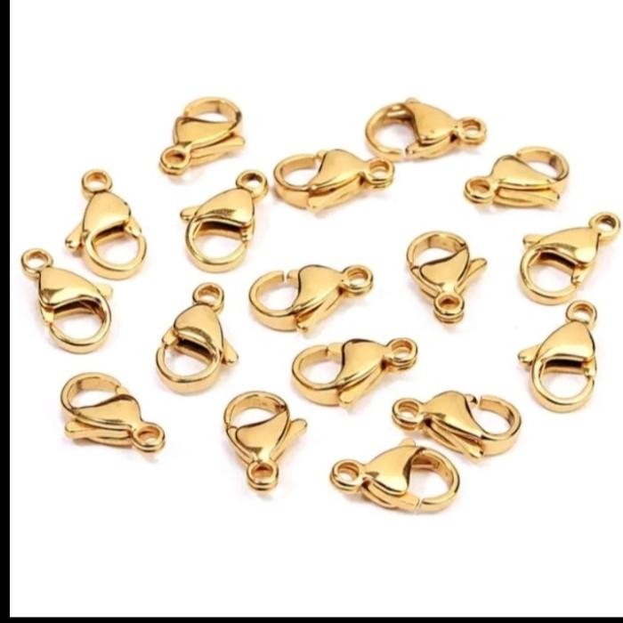 Pengait Kalung Kokot Udang Pengait masker Titanium stainless