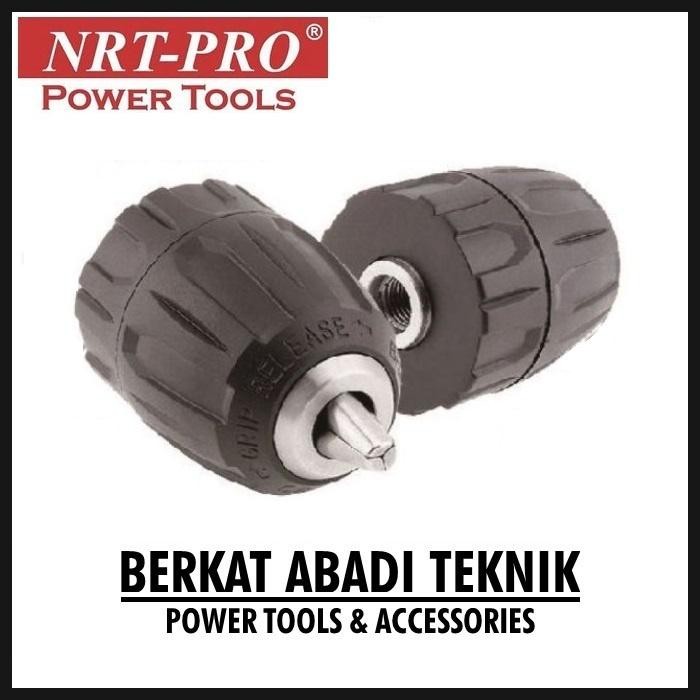 (Allthebest) NRT-PRO Kepala Bor 10mm 3/8" Keyless Drill Chuck Cordless