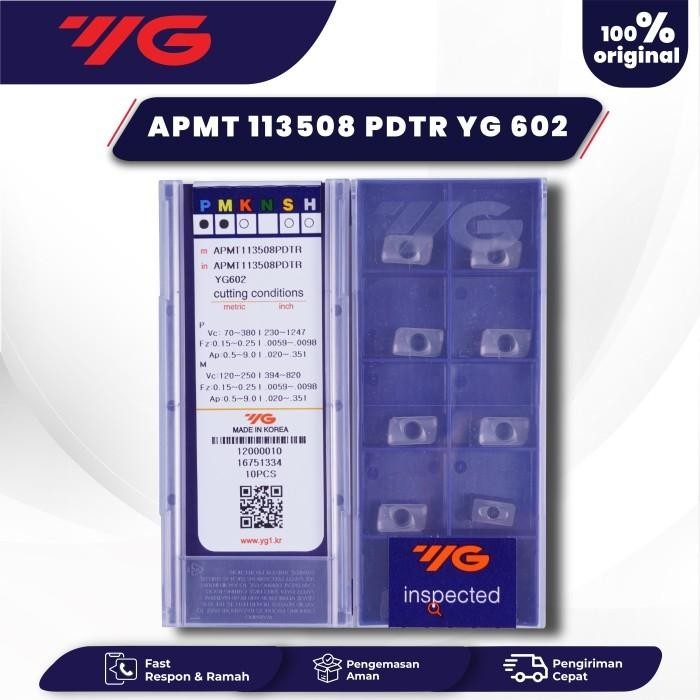 Executive Insert APMT113508 PDTR YG 602 Insert Milling Shoulder Mill YG1