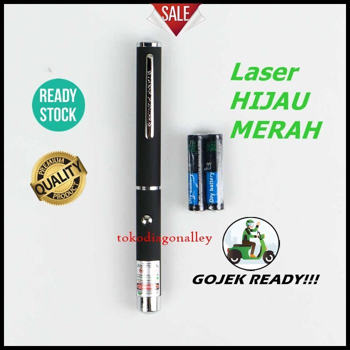 [Allthebest] Pointer Presentasi Wireless Pointer Hijau Pointer Laser Hijau Bolpoin