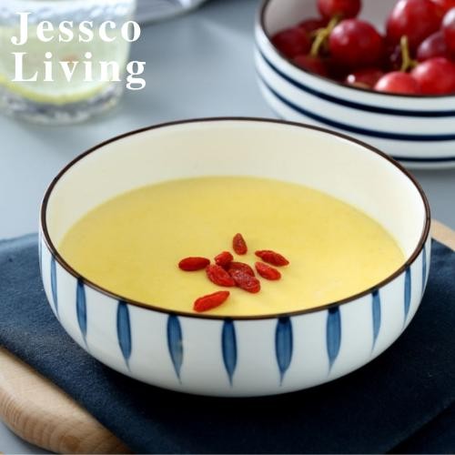New Mangkok Sop Sayur Wadah Saji Ceramic Bowl 8 Inch Mh-321
