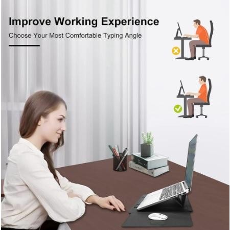 HP ENVY 15 X360 4in1 set LAPTOP STAND BAG PU LEATHER SLEEVE CASE