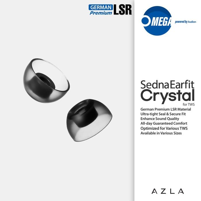 Azla Sednaearfit Crystal For True Wireless Tws Lsr Silicone Eartips