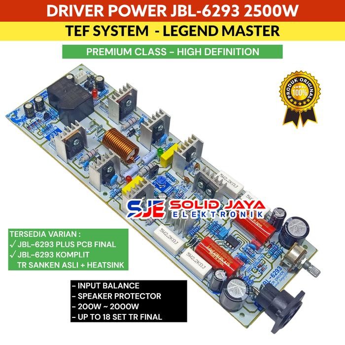 Kit Driver Jbl 6293 Jbl6293 Jbl-6293 Driver Tanpa Pcb Final