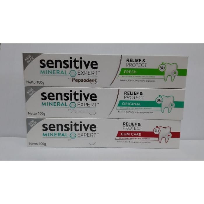 (Expert) Pepsodent Sensitive Mineral Expert 100g
