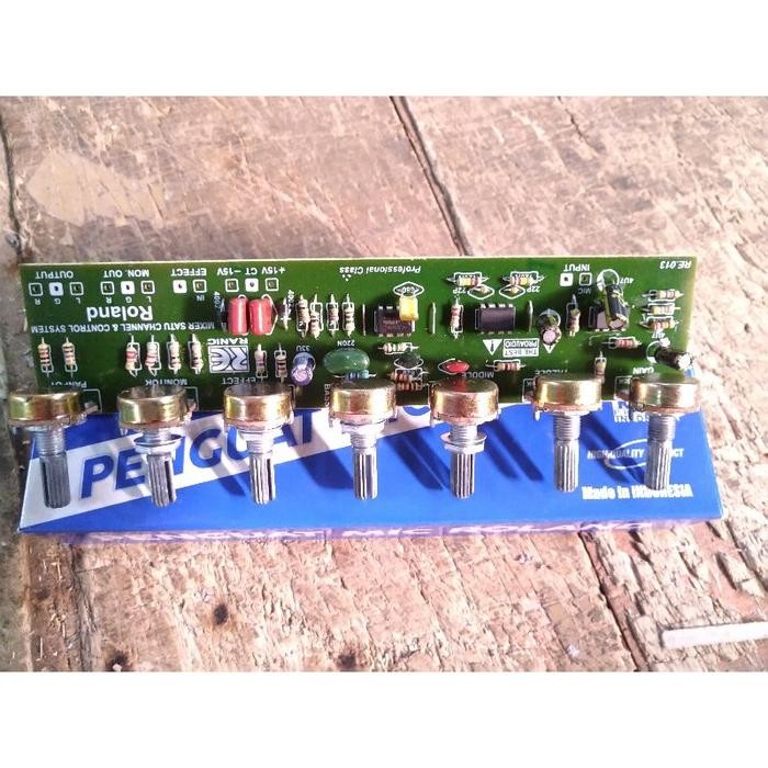 (Allthebest) Kit penguat mic roland 7 potensio ( 207 )