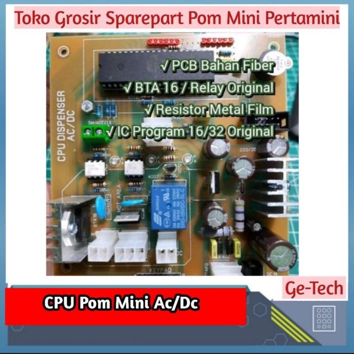 (Allthebest) CPU Pom Mini Ac/Dc PCB Fiber Tebal Program Pertamini versi