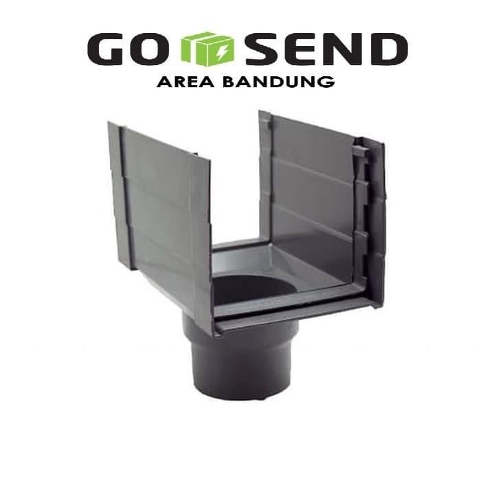 (Expert) CORONG TALANG KOTAK PVC / TALANG AIR / GUTTER OUTLET