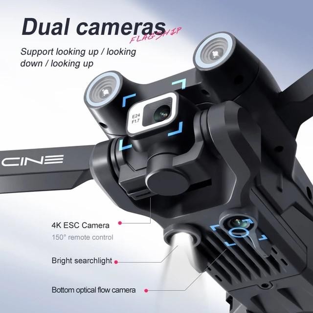 [Expret] DRONE KF610/LSRC MINI4 DUAL CAMERA 4K ESC OPTICAL FLOW VS K101 MAX E99