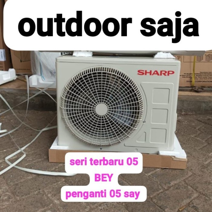 [Expret] Outdoor AC 1/2 pk merk Sharp 05 SAY buatan Thailand
