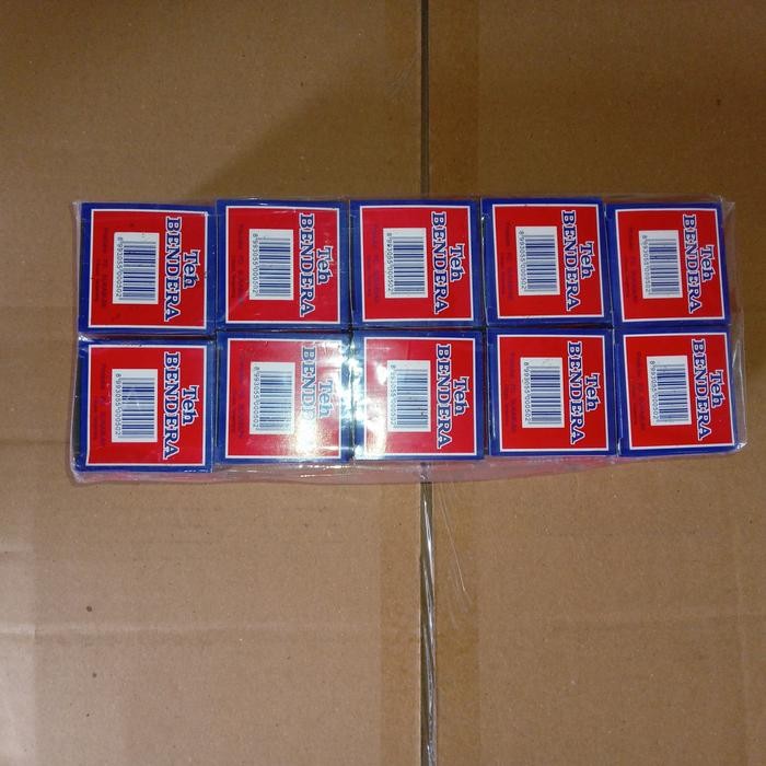 

Teh Bubuk Cap Bendera 1 Pack isi 10 kotak (500Gram)