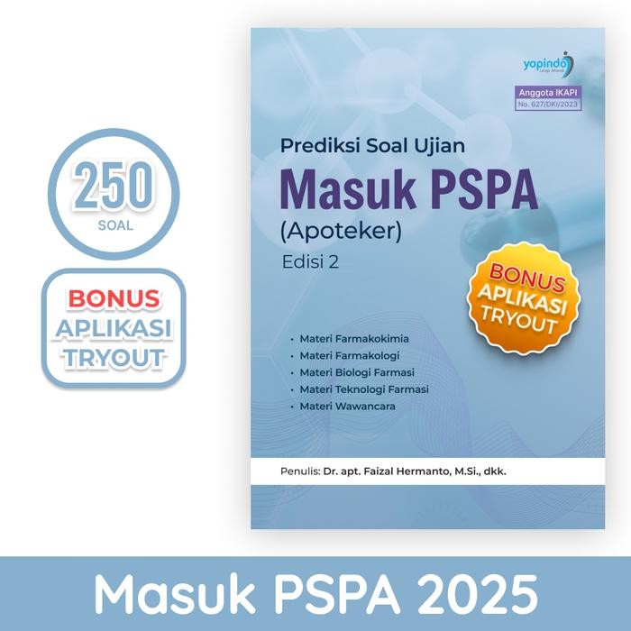

Ready- Masuk Apoteker Buku Dan Bimbel Prediksi Soal Ujian Masuk Pspa (Apoteker)