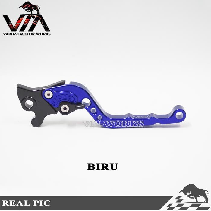 HANDLE REM TUNGGAL VARIASI SEPEDA MOTOR YAMAHA JUPITER Z / Z1 / BURHAN / VEGA R BAHAN FULL CNC