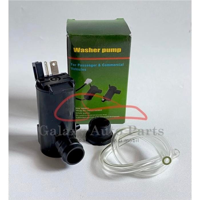 MOTOR DINAMO AIR WASHER WIPER UNIVERSAL 12V HITAM KIJANG