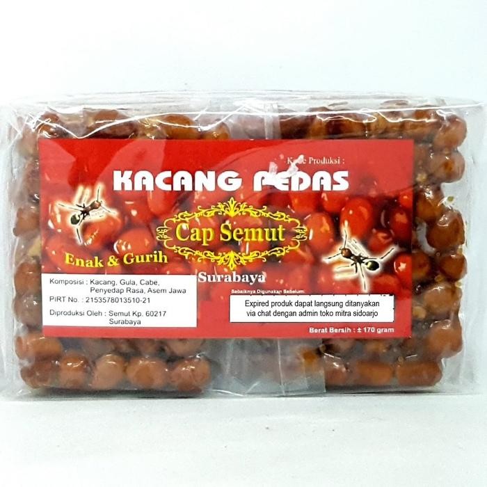 

New CAP SEMUT KACANG PEDAS 170gr GULA PEDES ASIN MANIS KHAS SURABAYA