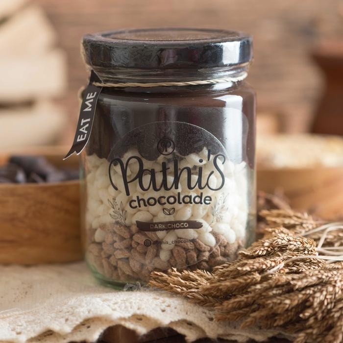 

New Dark Choco - Pathi's Chocolade Chocolate In Jar Cemilan Coklat Food