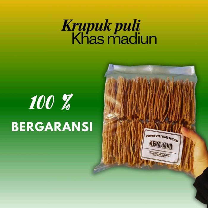 

New Afra jaya- (1kg) krupuk puli/ gendar mentah khas madiun