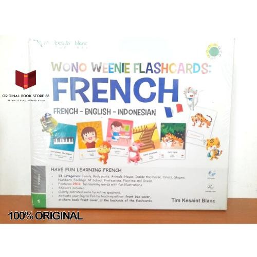 

Terlaris- Wono Winnie Flashcards French Untuk Belajar Bahasa Perancis + Cd Audio