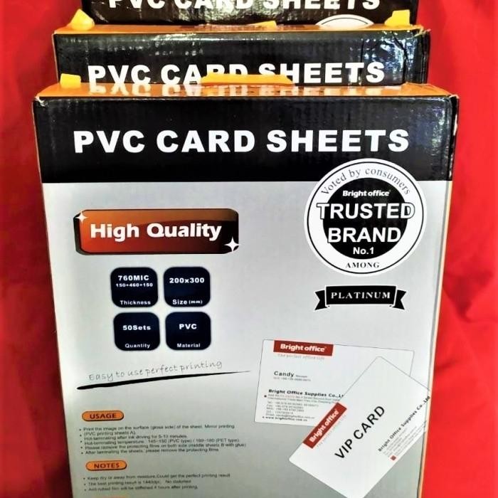 Pvc Id Card 50 Lembar A4