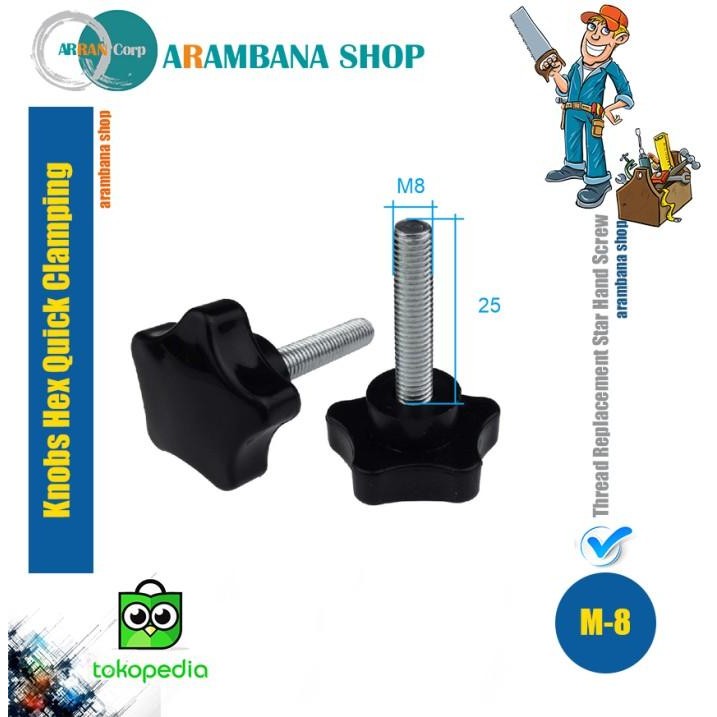 [Expert] Knob bolt star M8