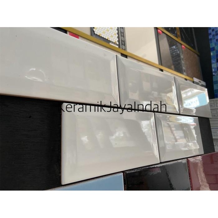 [Expert] MULIA SIGNATURE METRO WHITE BEVEL SUBWAY TILE 10 x 20 KERAMIK PANTRY