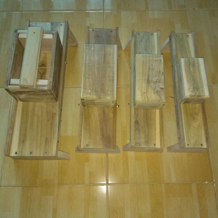 UKURAN BESAR pengiris bawang pengiris keripik Kayu jati