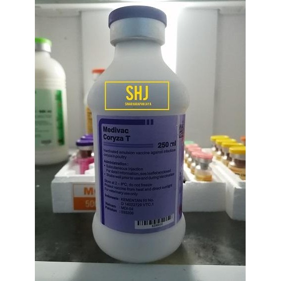 VAKSIN INAKTIF MEDIVAC CORYZA T 250 ML (500 EKOR)