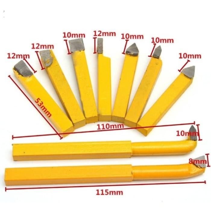 [Expert] Pahat Bubut Set 9pcs pahat bubut besi