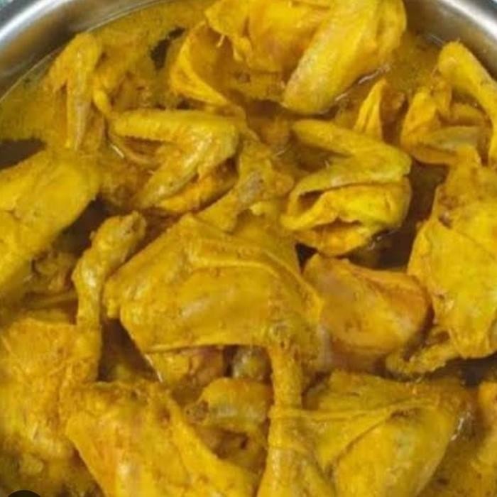 

Ayam kampung ungkep bumbu kuning dari ayam fresh 1ekor ada Ati ampela