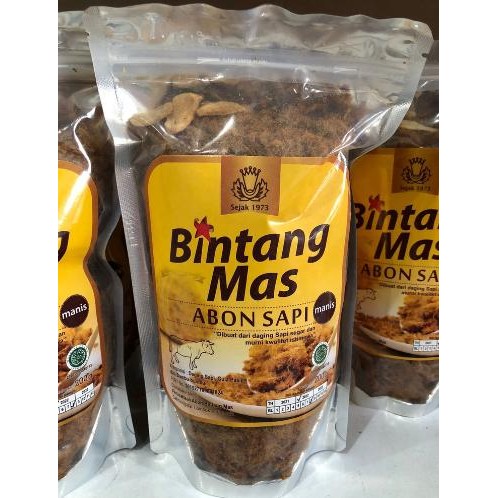 

Abon Sapi Bintang Mas khas Lombok (kemasan ziploc)