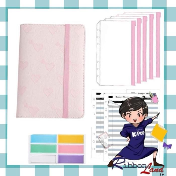 

Set Nabung A6 Binder Kulit Cosmos Dan Hati Paket Murah Kode 333