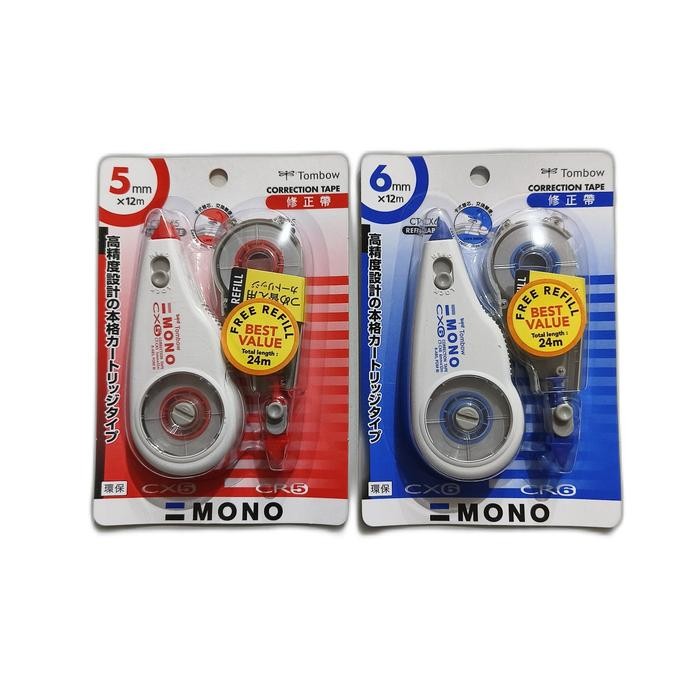 

tombow mono correction tape tip-ex kertas ct-cx japan kode 1277
