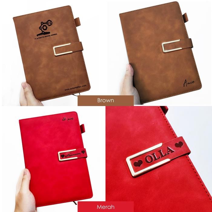 

Buku Notebook Agenda Kulit Ukuran A5 Buku Catatan Kerja Cover Kulit A5