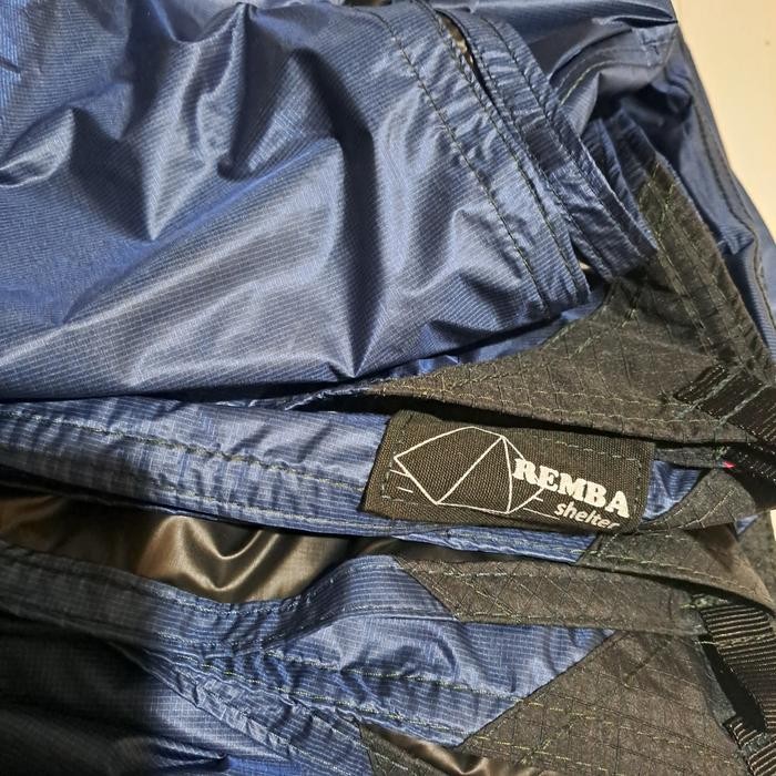 flysheet 3x3 19 loop ni ripstop 15d biru navy