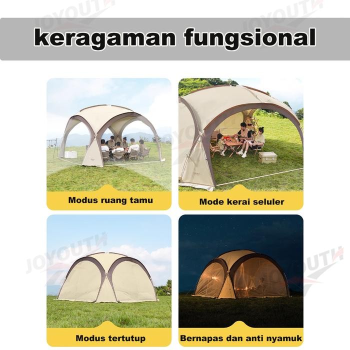 BM Tenda Dome Cam Dome Tenda otomatis Tenda Kanopi Besar Outdoor Tenda Piknik Tenda Tahan Hujan Luar