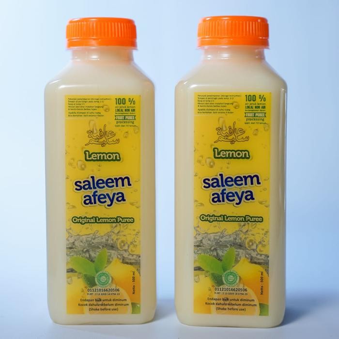 

Sahhara_Store1 TERLARIS 2 BOTOL 500ml LEMON SALEEM AFEYA/ SARI LEMON UNTUK DIET