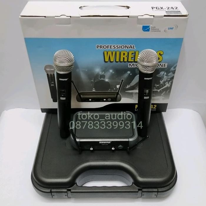 JUAL mic wireless SHURE PGX 242