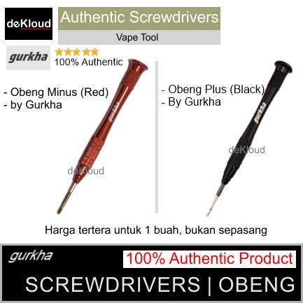 Authentic Coil Master Screwdriver obeng minus plus *